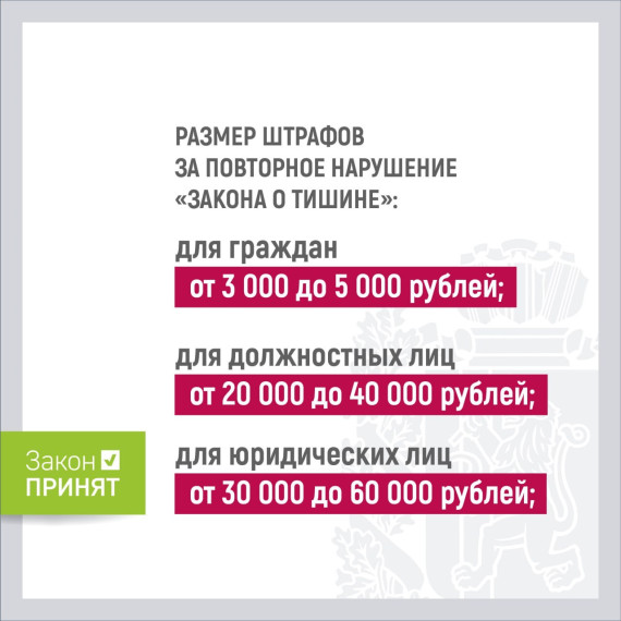 Нарушение тишины. Нарушение тишины.